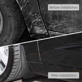 Apărătoare de noroi Apărătoare de stropire Kit de apărătoare de noroi față spate, fără apărătoare de foraj (4 buc) pt. Tesla 2024 Model 3 Highland
